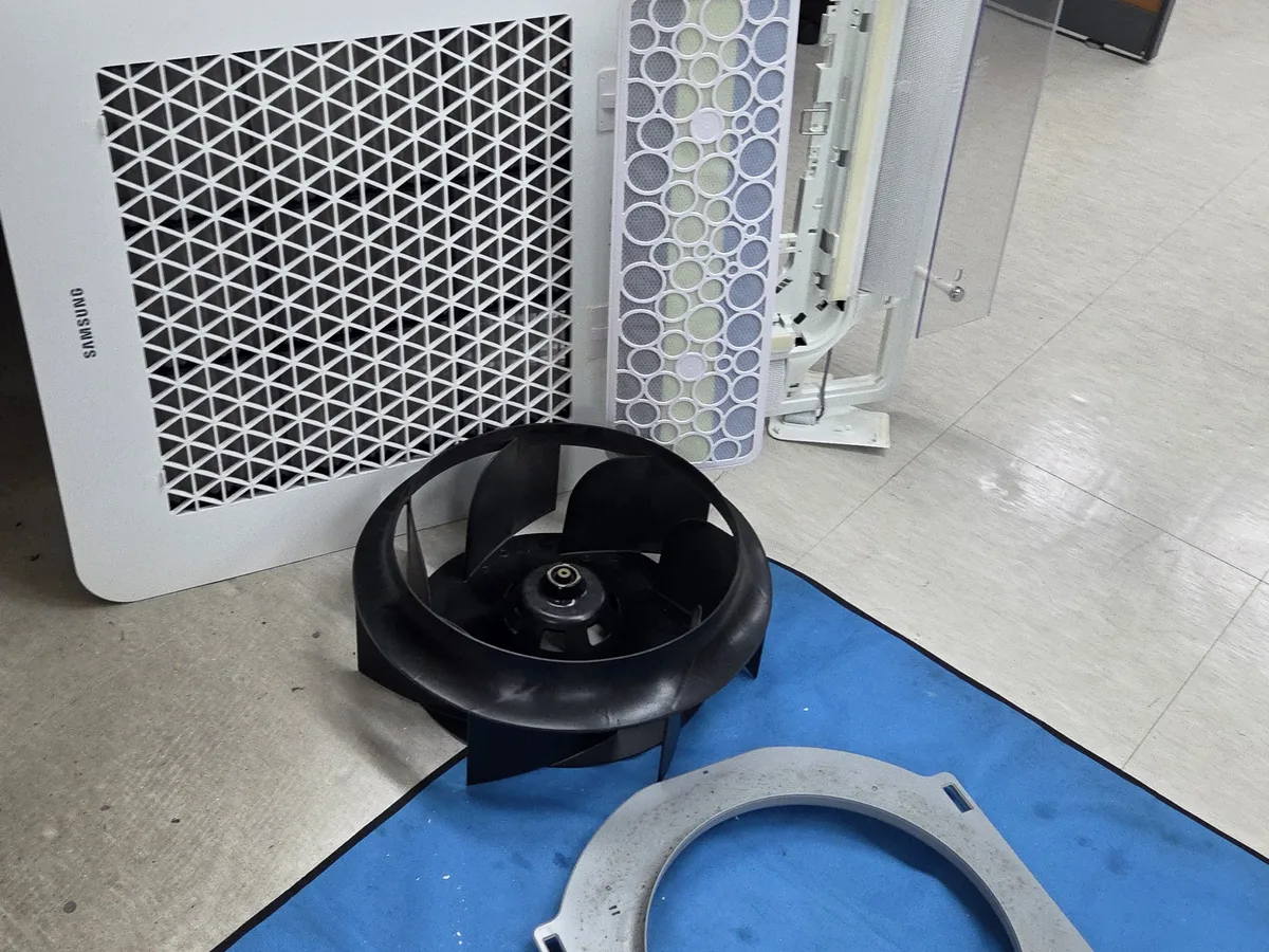 화순군 이양면 에어컨 열교환기·송풍구 위생청소 사례 - 행진크린